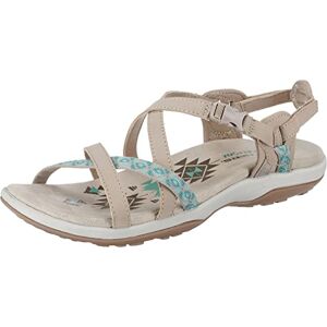 Skechers Women s Reggae Slim - Vacay-40955 Sling Back Sandals, Taupe Tpe, 9 UK