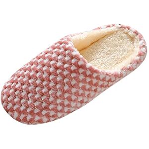 Mjgkhiy Plush Memory Foam Slippers Women Memory Foam Fluffy Comfort Slippers Comfortable Warm Women'S Slippers Smile Slippers For Women Men Wide Fitting Slippers Plantar Fasciitis Slippers For Women