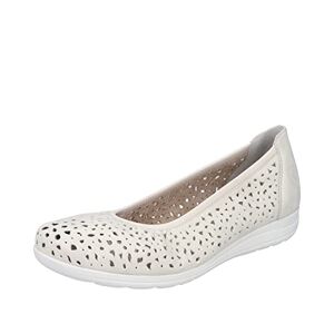 Rieker Women's L9365 Ballet Flat, Beige, 3.5 UK