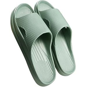 Luoluoluo House Slippers For Women/man Uk Clearance, Open Toe Flat Sliders Bathroom Pool Slipper Indoor Outdoor Beach Slides Non-Slip Slider Slip On Casual Holiday Sandals Lightweight Open Toe Footwear