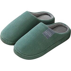 Fulidngzg Slippers Men Women Guest Slippers Felt Slippers Orthopaedic Plush Slippers Felt Slippers Warm Fluffy Slippers Barefoot Soft House Slippers For Indoor And Outdoor Use, Green, 8 Uk