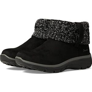 Skechers Women's Easy Going-Cozy Weather Ankle Boot, Black, 5