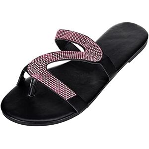 Generic Women'S Flat Shoes - Slippers For Flat Feet Womens Flat Sandals Open Toe Bohemian Summer Beach Holiday Ladies Sandals Summer Casual Holiday Slip On Slider Mule Shoes Outdoor Slippers For Women Summer