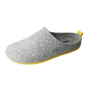 Amado Macario Relax,Ladies Eco-Friendly Mule Slippers, With A Rubber Sole (Grey, Uk_footwear_size_system, Adult, Women, Numeric, Medium, Numeric_6)