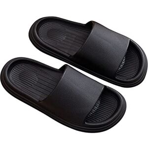 Vpqilh Women Men Cloud Slippers Uk Clearance Unisex One Band Slider Flat Slides Open Toe Slipper Backless Soft Soled Slide Non-Slip Sliders Home Couple Slippers Bathroom Shower Sandal Indoor Outdoor Sandals