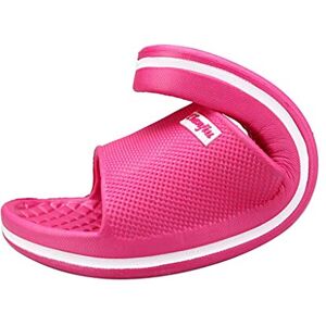 Unosheng Women'S Shoes Ankle Boots Black Unisex Fashion Casual Couples Home Bathroom Shower Non-Slip Slippers Pool Shoes Slide Women, Hot Pink, 4 Uk