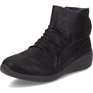 Skechers Women's Ankle Bootie Boot, Black/Black, 8