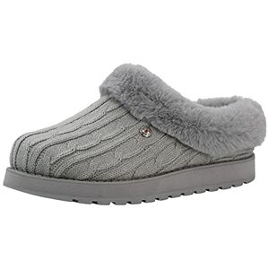 Bobs From Skechers Women'S Keepsakes Ice Angel Slipper, Light Grey, 8.5 M Us