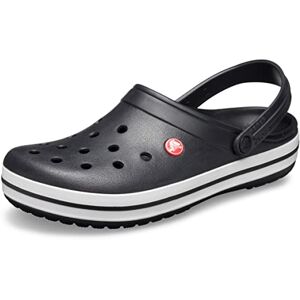 Crocs Unisex Crocband Clogs, Black, 6 UK Men/ 7 UK Women