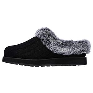 Skechers Women's Keepsakes Ice Angel Slipper, Black, 6.5 UK