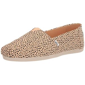 TOMS Women's Alpargata Print Loafer Flat, Honey Beige Mini Cheetah, 4.5 UK