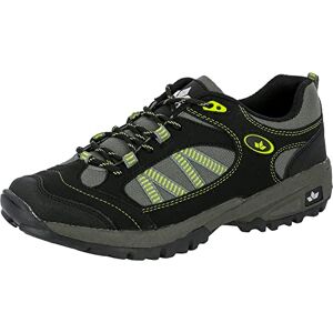 Lico Men's Rancher Low Rise Hiking Boots, Black (Schwarz/Grau/Green Schwarz/Grau/Gruen), 6 UK