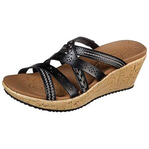 Skechers Women Sandals and Slippers Women Beverlee - Tiger Posse Black 2.5 UK