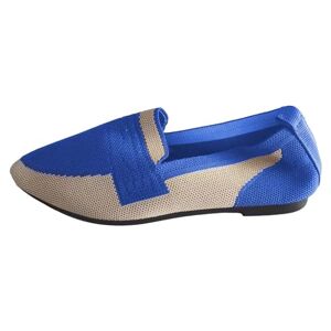 Generic 2024 Fashion Women'S Casual Shoes Summer Shoes Women'S Sneakers Striped Mesh Comfortable Casual Shoes Shoes Women Sandals Heels (Blue, 4.5)