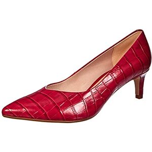 Clarks Women's Laina55 Court Closed Toe Pumps, Pink Fuchsia Fuchsia, 5 UK