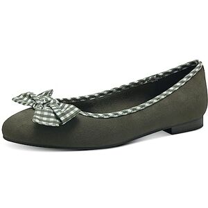 MARCO TOZZI Women's 2-22180-41 Ballerina Strap, Khaki Comb, 5