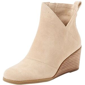 TOMS Women's Sutton Ankle Boot, Oatmeal Suede, 10 UK