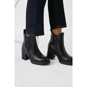 Oasis Round Toe Platform Ankle Boots