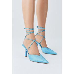 KarenMillen Strappy Heatseal Court Heel