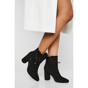 boohoo Bow Detail Ankle Boots