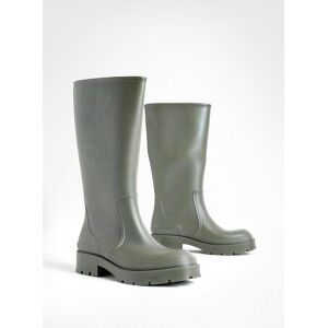 boohoo Knee High Welly Boots