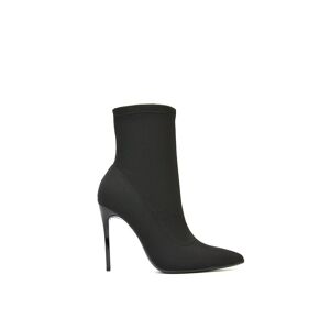 XY London 'Felix' Pointed Toe Stretchy Sock Ankle Boots With Stiletto Heel