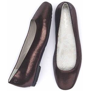 Moshulu 'Modotti'  Metallic Square Toe Ballerina Flats