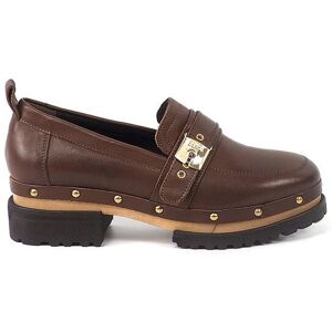 Scholl 'Kerry' Cognac Leather Chunky Loafer