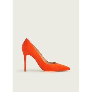 Lk Bennett Womens Fern Closed Courts, Orange Suede - Size Uk 2