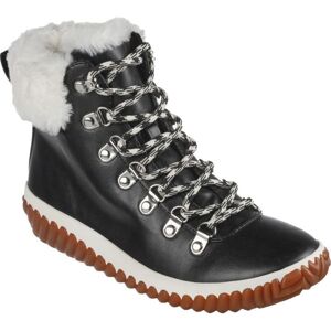 Skechers Womens Jagged Pond No Regrets Lace Up Winter Boots - Black Fur - Size Uk 7