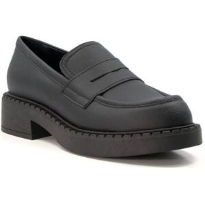 Dune London Womens Ladies Gradual - Chunky Penny Loafers - Black - Size Uk 7