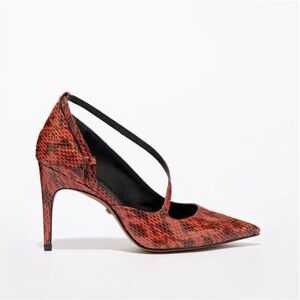 Reiss Womenss Geniveve Court Shoes In Orange - Size Uk 6