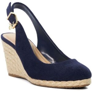 Dune London Womens Ladies Cadies - Sling-Back Espadrille Wedges - Navy - Size Uk 6