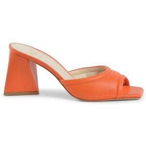 Versace 1969 Abbigliamento Sportivo Srl Milano Italia 19v69 Womens Sandal Orange Simona Nappa Arancio Leather - Size Uk 6