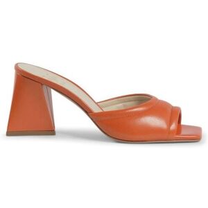 Versace 1969 Abbigliamento Sportivo Srl Milano Italia 19v69 Womens Sandal Orange Simona Kid Arancio Leather - Size Uk 6