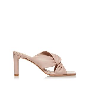 Dune London Womens Ladies Magnet Twist Knot Mule - Beige Leather (Archived) - Size Uk 8