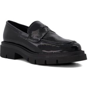 Dune London Womens Ladies Gracelyne Chunky Penny-Trim Loafers - Black Leather (Archived) - Size Uk 5