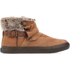 Blowfish Malibu Womenss Mahokia Shearling Ankle Boots In Brown Suede - Size Uk 3