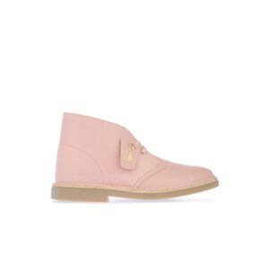 Clarks Womenss Desert Boot 2 Leather Boots In Pink - Size Uk 8