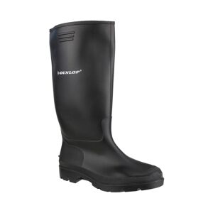 Dunlop Womens Price Master Black Wellington Waterproof Wellie Boots - Size Uk 6