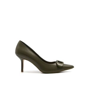 Dune London Womens Ladies Brioni 2 - Pointed Toe High Stiletto Heel Court Shoes - Khaki - Size Uk 4