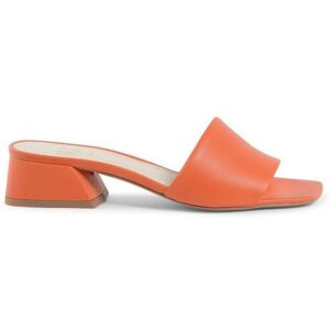 Versace 1969 Abbigliamento Sportivo Srl Milano Italia 19v69 Womens Sandal Orange Neper Nappa Arancio Leather - Size Uk 6