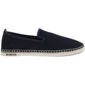 Seavees Ocean Park Slip-On Blue Suede Leather Womens Espadrilles - Size Uk 7