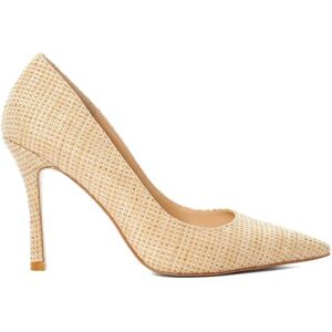 Dune London Womens Ladies Atlanta - Heeled Court Shoes - Natural - Size Uk 4