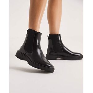 Simply Be Classic Chelsea Ankle Boots Wide Black Pu 4 Female