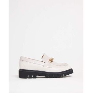 Simply Be Chunky Chain Loafer Extra Wide Fit Ivory 5 Female