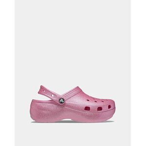 Crocs Classic Glitter Platform Clogs Glitter Pink 3 Female