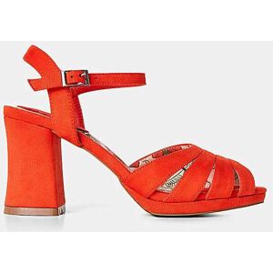 Joe Browns Riviera Heel Shoe Orange 6 Female