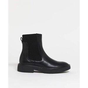 Simply Be Classic Chelsea Ankle Boots Ex Wide Matte Black 8 Female