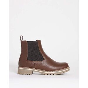 JD Williams Cleated Chelsea Boot EEE Fit TAN 6 female